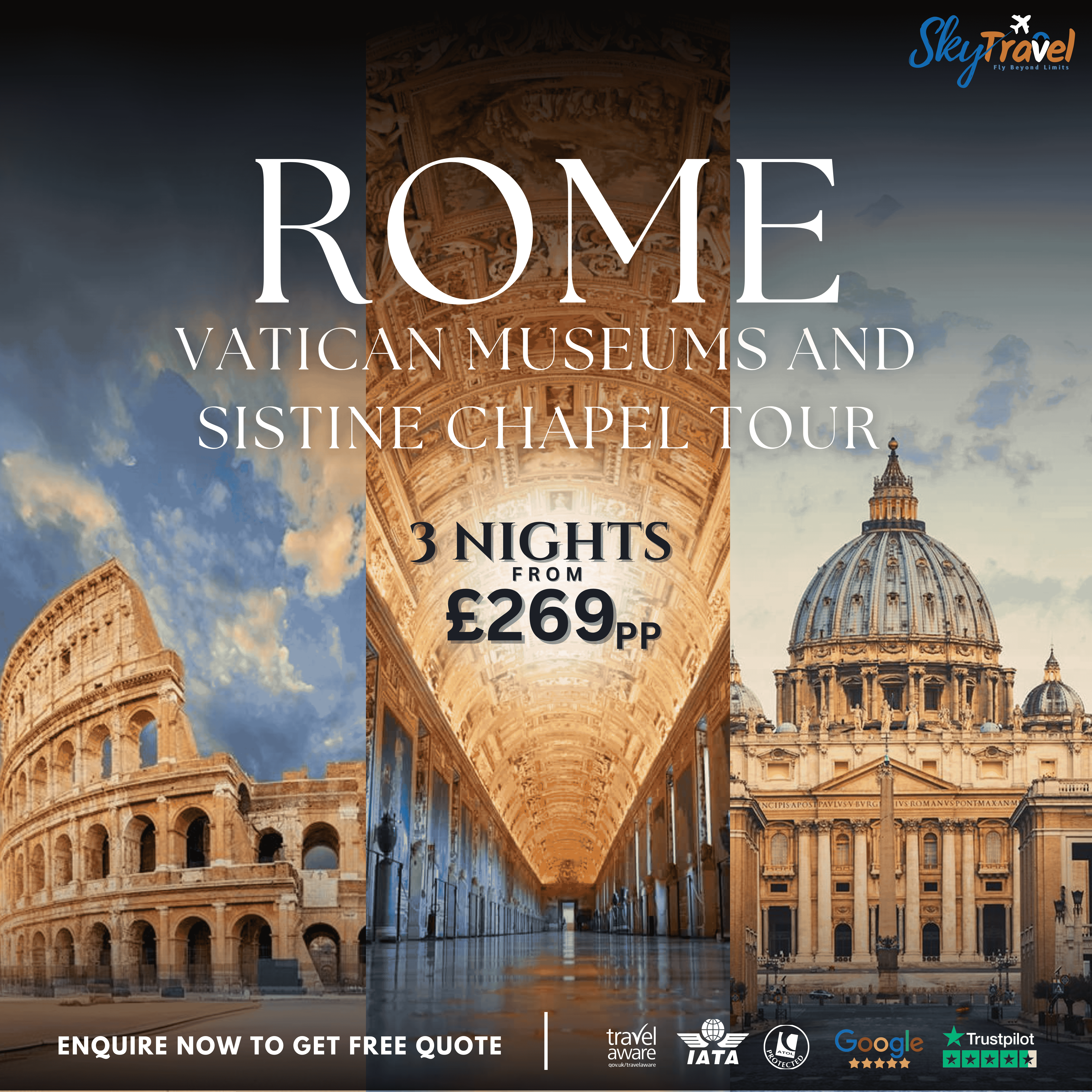 ROME VATICAN MUSEUMS & SISTINE CHAPEL TOUR 🏛️ 